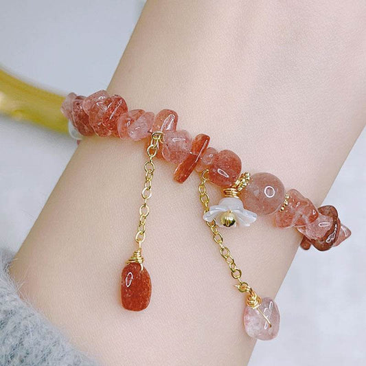 Crushed Stone Pearl Bracelet Shell - AVENTURINE 0a0737f8-b75d-45b2-8fc3-546883da8e62 Print Material