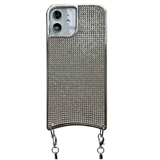 Compatible with Apple, Sparkle Glitter Strap Cord Chain Phone Necklace Lanyard Phone Case Carry Cover Hang For iPhone 12 11 Pro XS Max XR X 7 8 Plus 12 1620893137490 Print Material