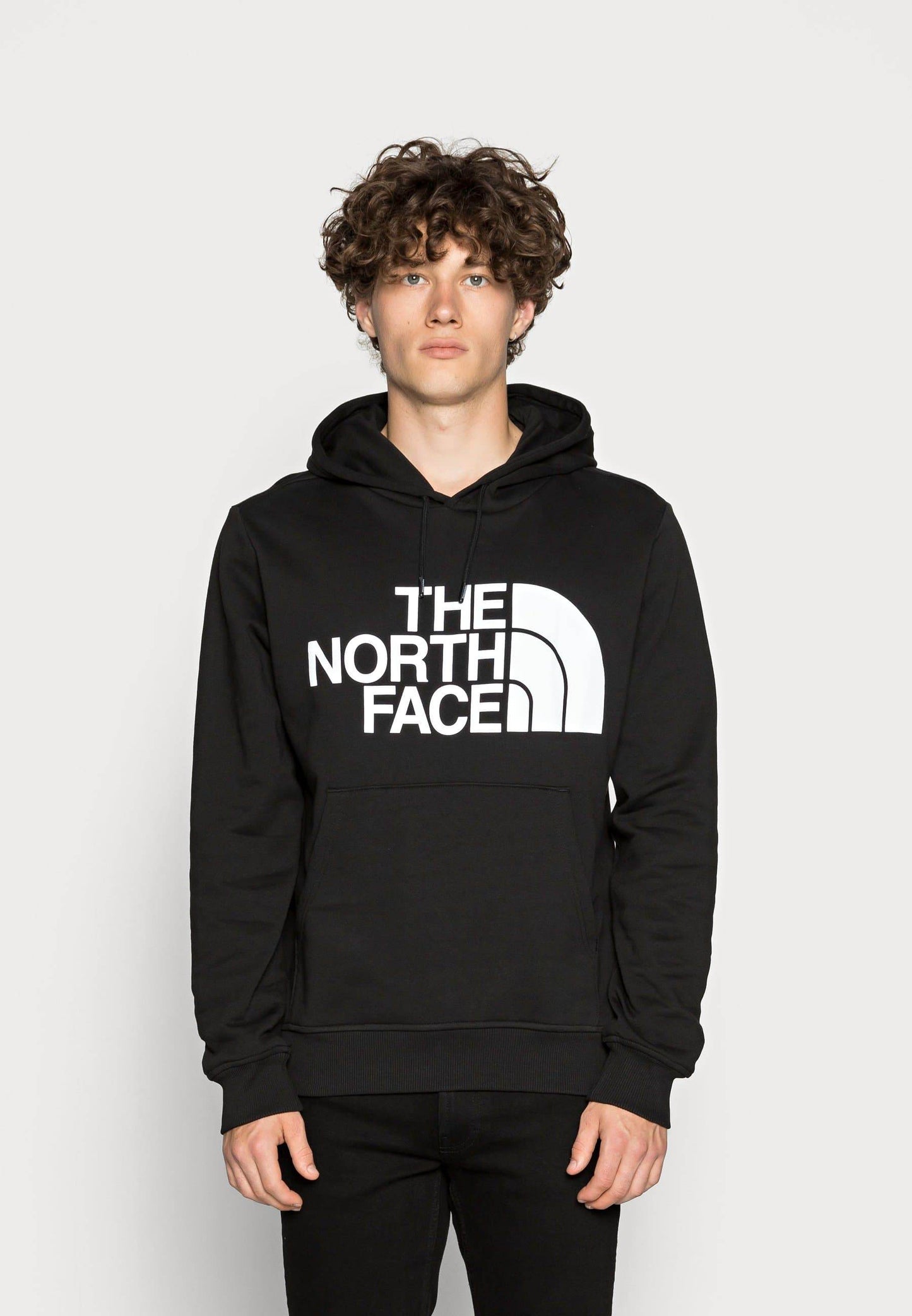 BOSS MANGO - THE NORTH FACE Printed Hoodie for Men & Women (Black, M) 1736512422407-4 Mens Jackets