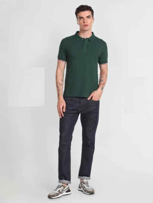 Classic Partywear Poloneck Half Sleeve Designer T-Shirt_For Men 1740641822950-67 Mens T-shirts