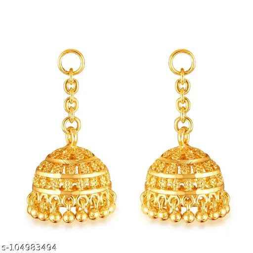 Stylish Golden Jummer 1741062018210-17 Womens Earrings & Studs