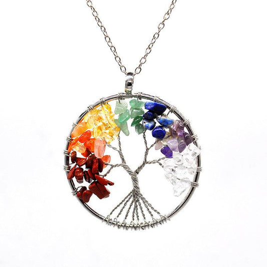 7 Colorful Chain Kabala Life Tree necklace 1926191792896_28b13ef0-0dce-41bc-b1a5-4f9cba653cb8