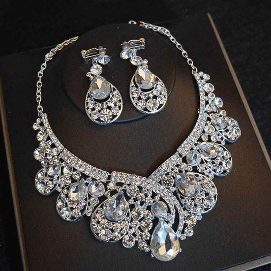 Crown Necklace and Earrings Set 2d216e19-795d-47f6-aa27-d97bc47bd857 Print Material