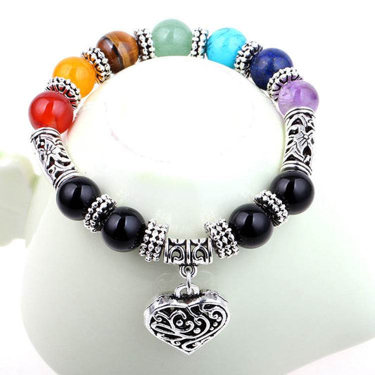 Seven Chakra Yoga Energy Bracelet 2ead2bbf-c6b5-4e90-a6d2-5b2e01ecac4b