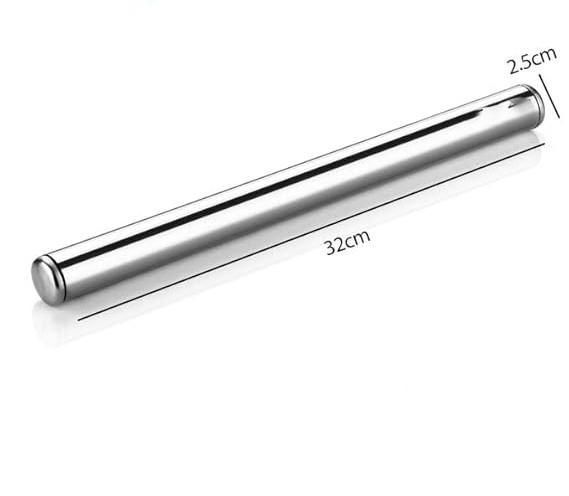 Stainless Steel Non-Stick Rolling Roller β 31.8 cm x 2.5 cm β Premium Quality Roti & Chapati Belan 5030141168