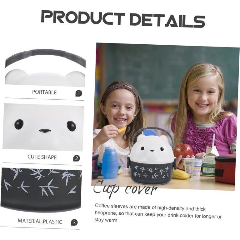 Cute Teddy Cartoon Tiffin Box β 300ml Leakproof BPA-Free Lunch Box 6791863243