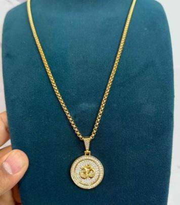 Om Symbol Pendant Jewelry with Sparkling Details 8047323591