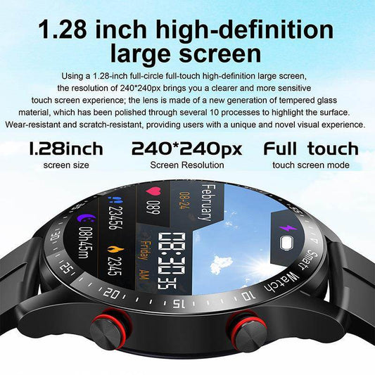 Smart Watch ECG+PPG Business Stainless Bluetooth Call Smart Watch 85918B85394781B8D0A28D0B711B8592