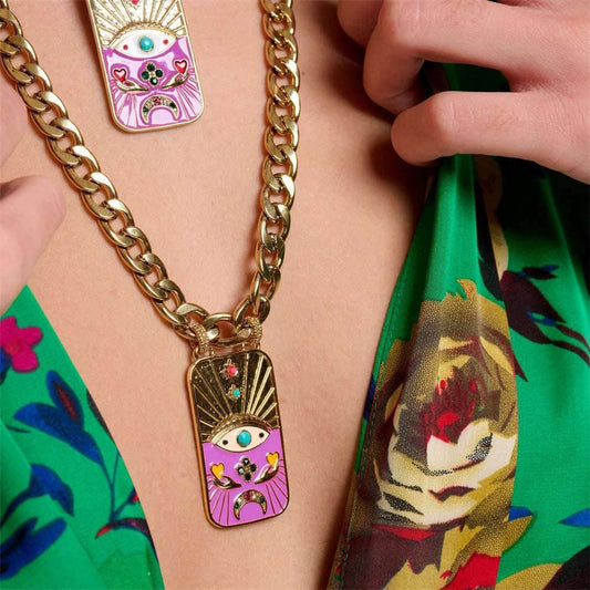 Color Chain Bracelet & Sweater Chain Suit – Real Gold Plated with Anti-Tarnish 884a071f-ba24-454d-9f5a-6840d4d95bab-_2