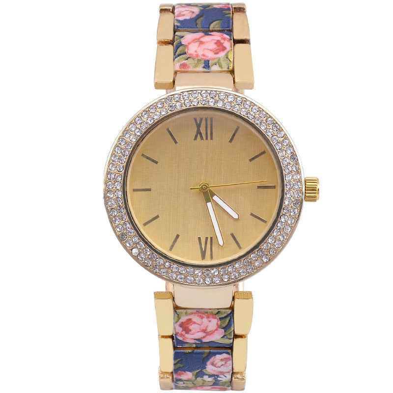 Fashion Printing Steel Watch Women 9a9436a7-72b0-4220-bfd3-b4df8a4da0a1 Print Material