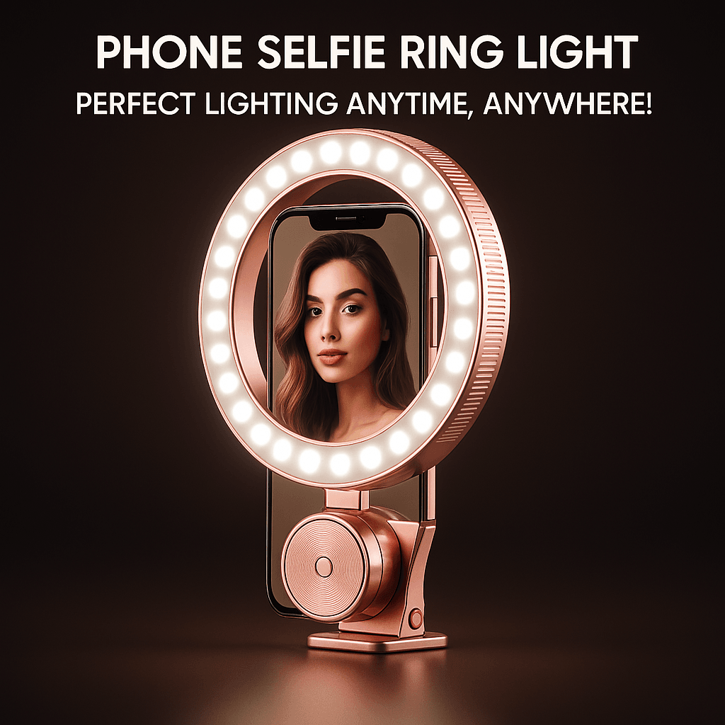 Phone Selfie Ring Light – Perfect Lighting Anytime, Anywhere! Enhance Your Selfies with Professional Lighting CCA9AFD3-0461-4B8E-8681-FB5443C0529B Ring Lights