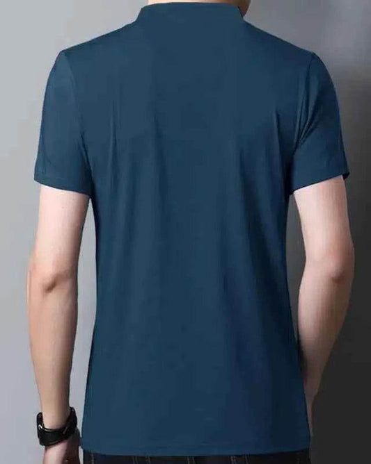 Polo Neck T-Shirt for Men (Teal, L) cmimgopt-72aab73b-f25c-4e63-8f5e-0e71ebbe0a69 Mens T-shirts