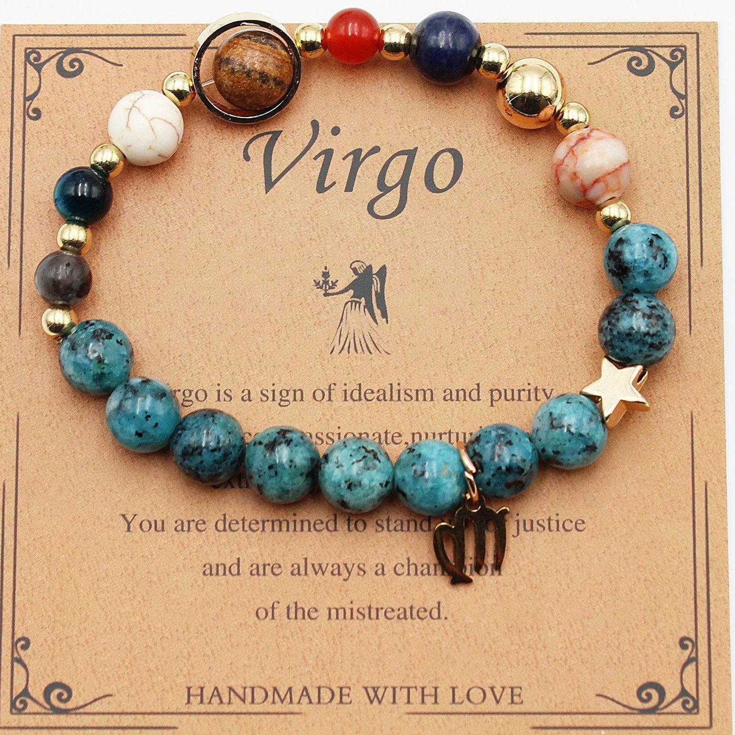 Viego Hemp Stone Eight Planets 12 Constellation Bracelet Natural Stone Hemp Stone e081d22b-811a-440d-99f2-f2c92cf0a6c5