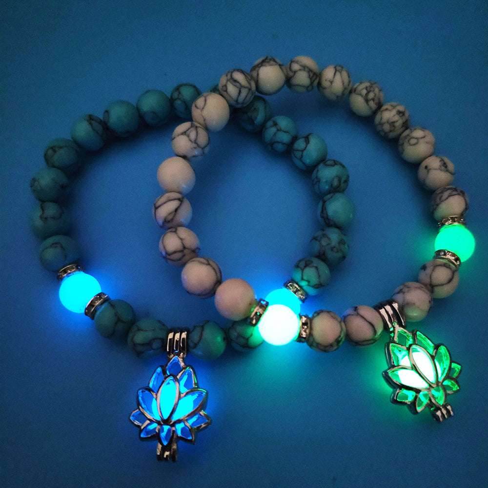 Energy Luminous Lotus Natural Stone Bracelet Yoga Healing Luminous Glow In The Dark Charm Beads Bracelet For Men Women Prayer Buddhism 1038593475706-_3 Print Material
