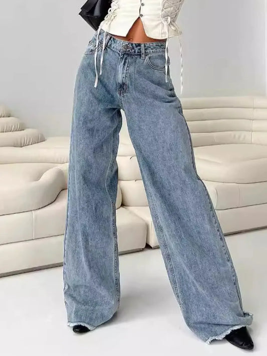 BOSS MANGO - Wide Leg Jeans with Pockets