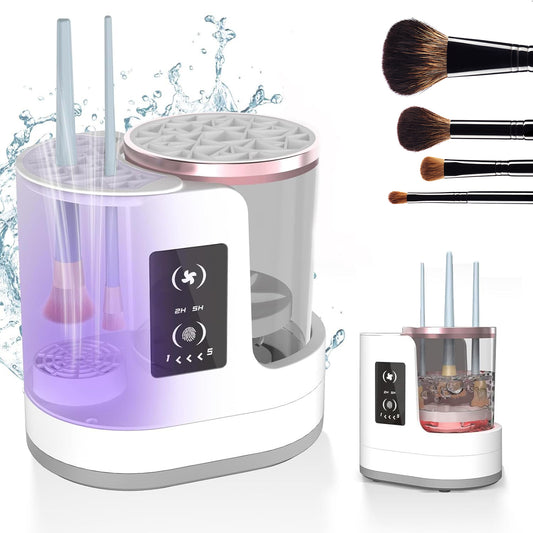 Electric Makeup Brush Cleaner Rechargeable Makeup Brushes Cleaning Tool Automatic Makeup Brush Cleaning Stand Device - BOSS MANGO