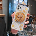 01style 3D Diamond Dollar Turnplate Phone Case Luxury Designer 1621325116819 Print Material