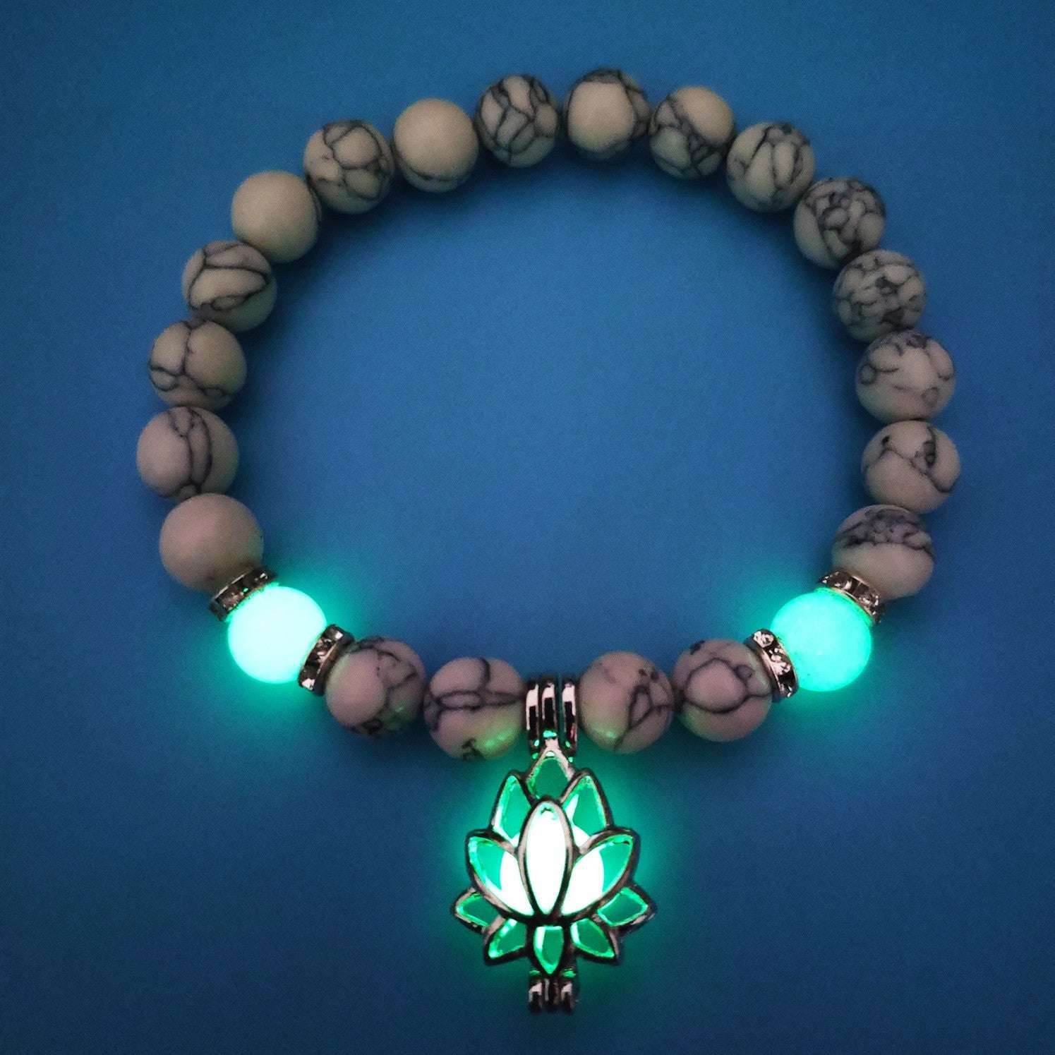 B Energy Luminous Lotus Natural Stone Bracelet Yoga Healing Luminous Glow In The Dark Charm Beads Bracelet For Men Women Prayer Buddhism 1647466151555-_8 Print Material