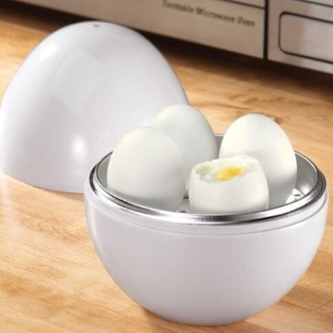 Capacity For 4 Eggs Microwave Egg Steamer Boiler Cooker Easy Quick 5 Minutes Hard Or Soft Boiled Kitchen Cooking Tools Kitchen Gadgets - BOSS MANGO