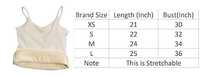 White Slips with Narrow Strap Slim Fit Cotton Thermal Fleece Underwear Tops