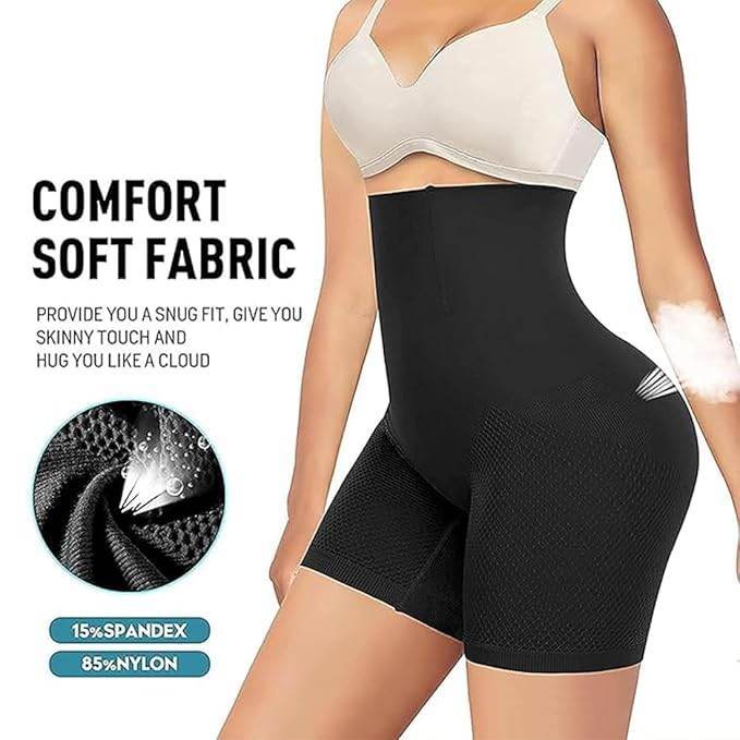 4-in-1 Shaper - Quick Slim Shape Wear Tummy, Back, Thighs, Hips - Black/Efffective Seamless Tummy Tucker (Multicolor, XXL) 1736934970107-g