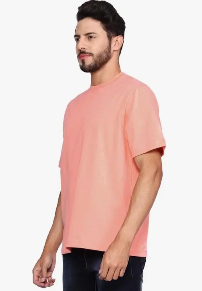 Mens Fashion Stylish Roundneck Half Sleeve Solid T-Shirt_For Summer