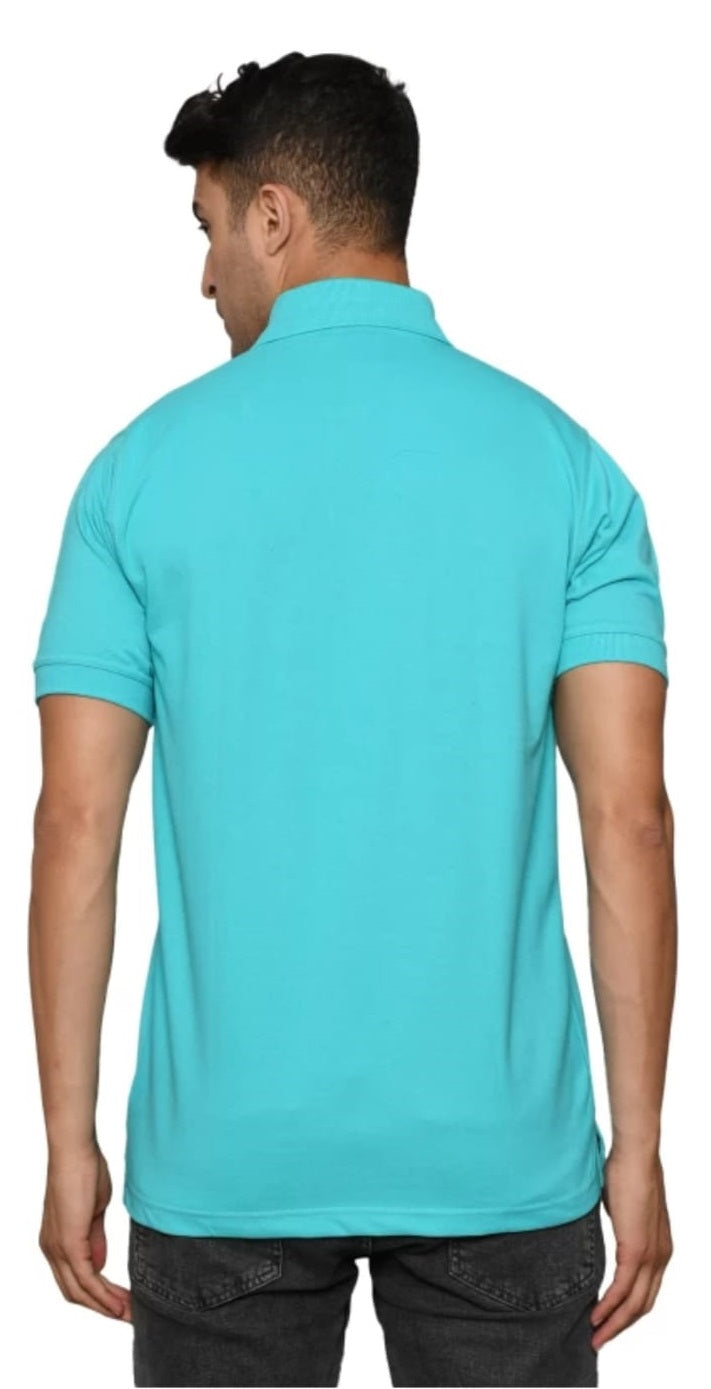 Urbane Fabulous Poloneck Half Sleeve Designer T-Shirt_For Men