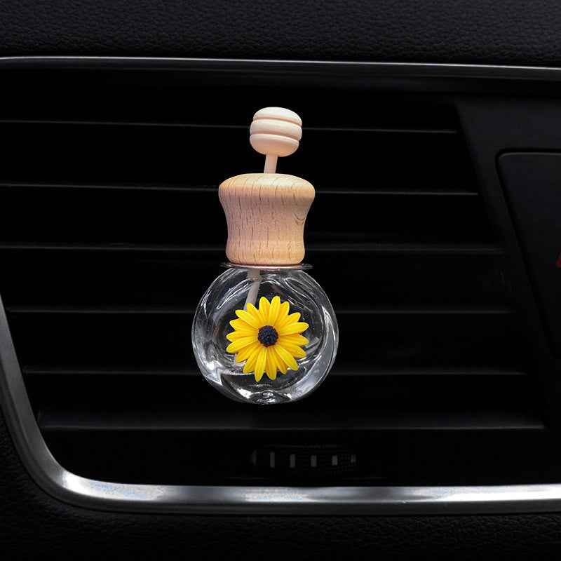 Small Daisy Flower Car Aromatherapy Clip Car Interior Decorations