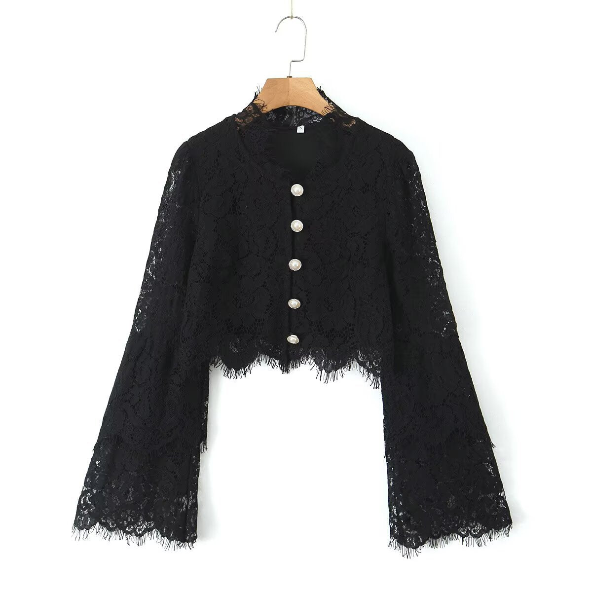 New Fashion Lace Collar Lace Top