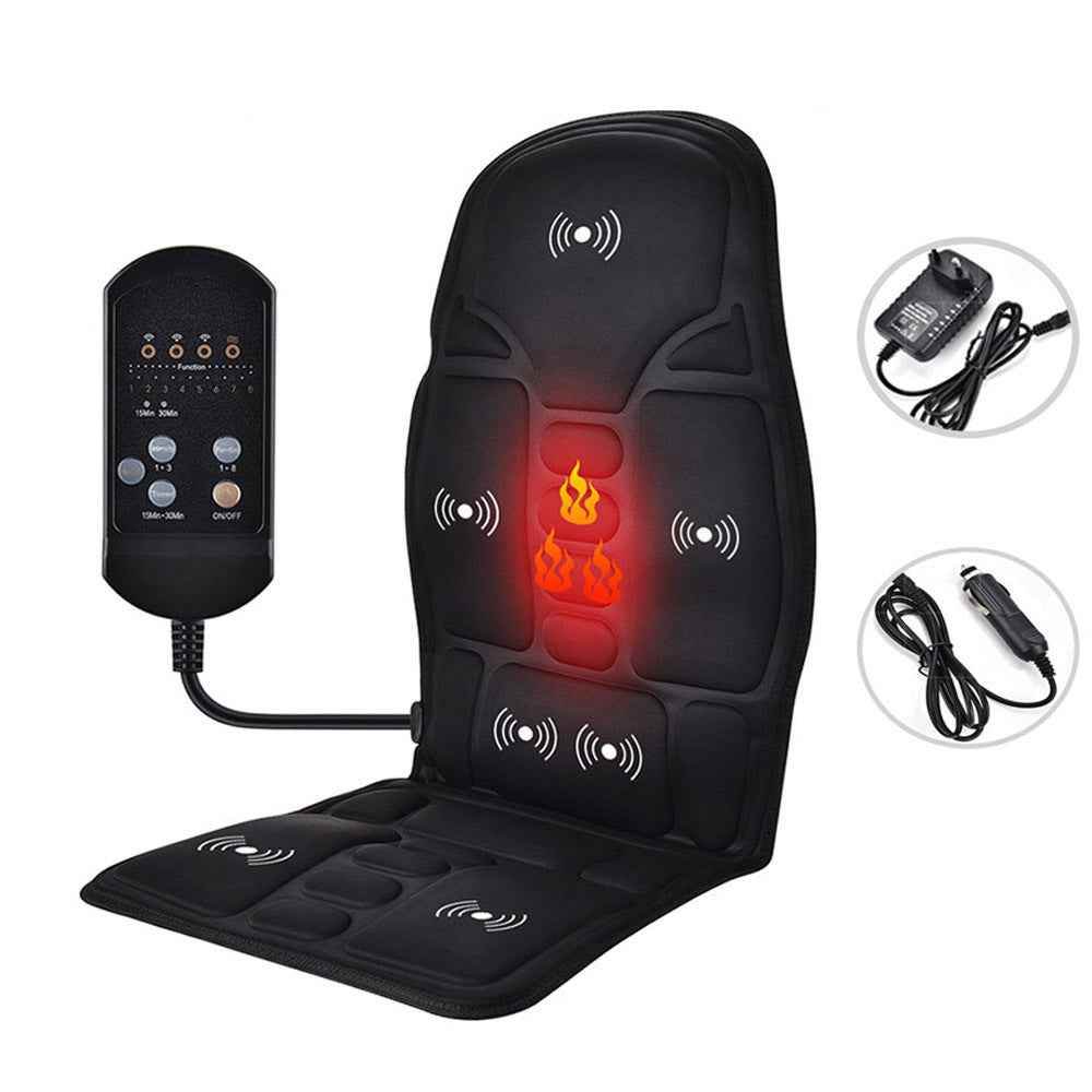 Car Electric Heated Massage Seat Cushion Pain Neck Waist Relaxation Vibration Massager Pad Car Office Full Body Massage Seat 2d59b1b9-0798-4b6e-8755-abaf6f40143a Print Material