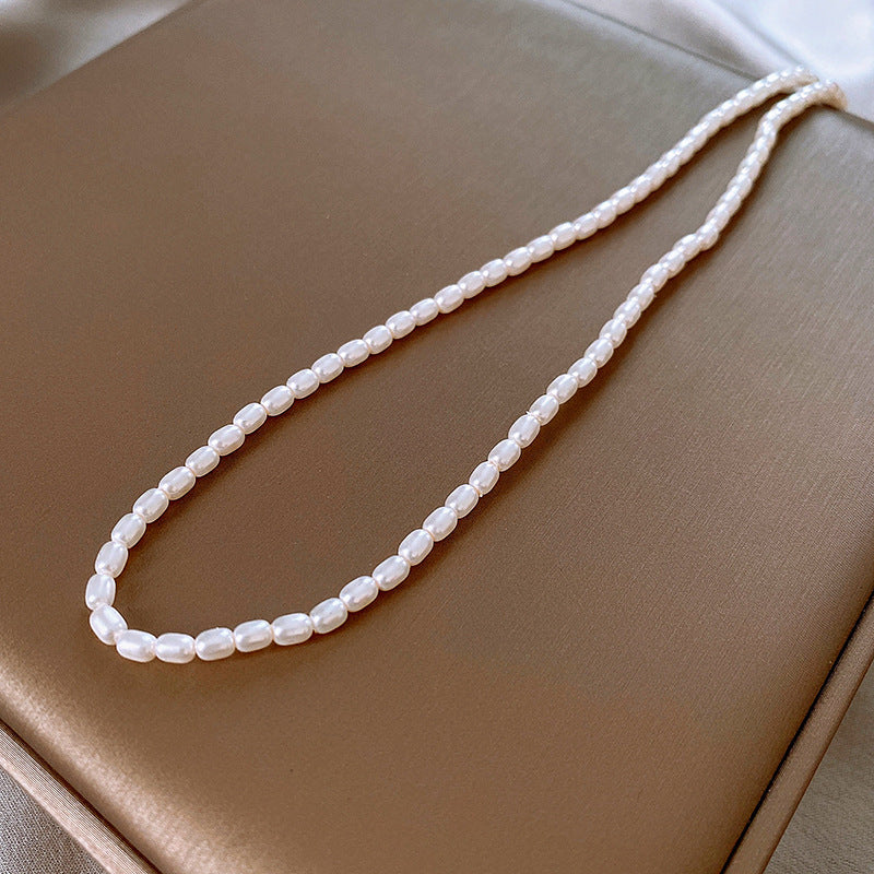 Irregular Long Pearl Necklace Niche - BOSS MANGO