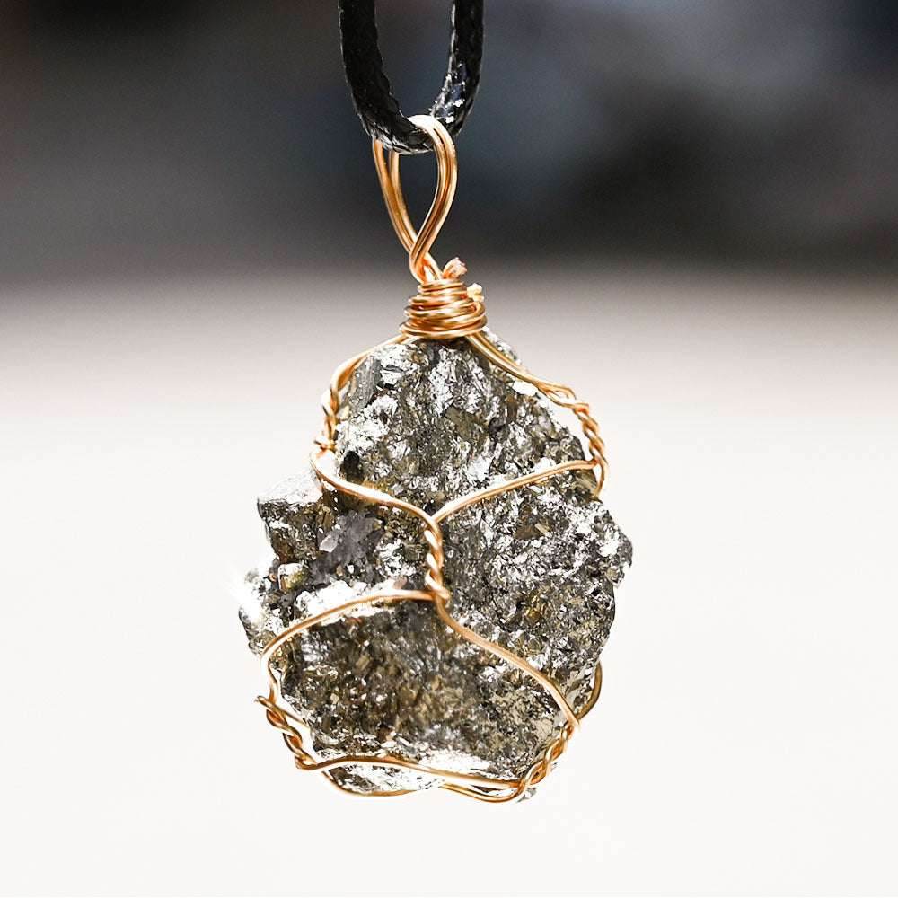 Pendant Winding Golden Thread Cross-border Natural Crystal Pyrite Rough Stone Winding Pendant Copper Wire 316cb474-47e9-4a7f-b526-5337223f1e1e-96918da1-0053-46ea-950c-caad951d4875-_8