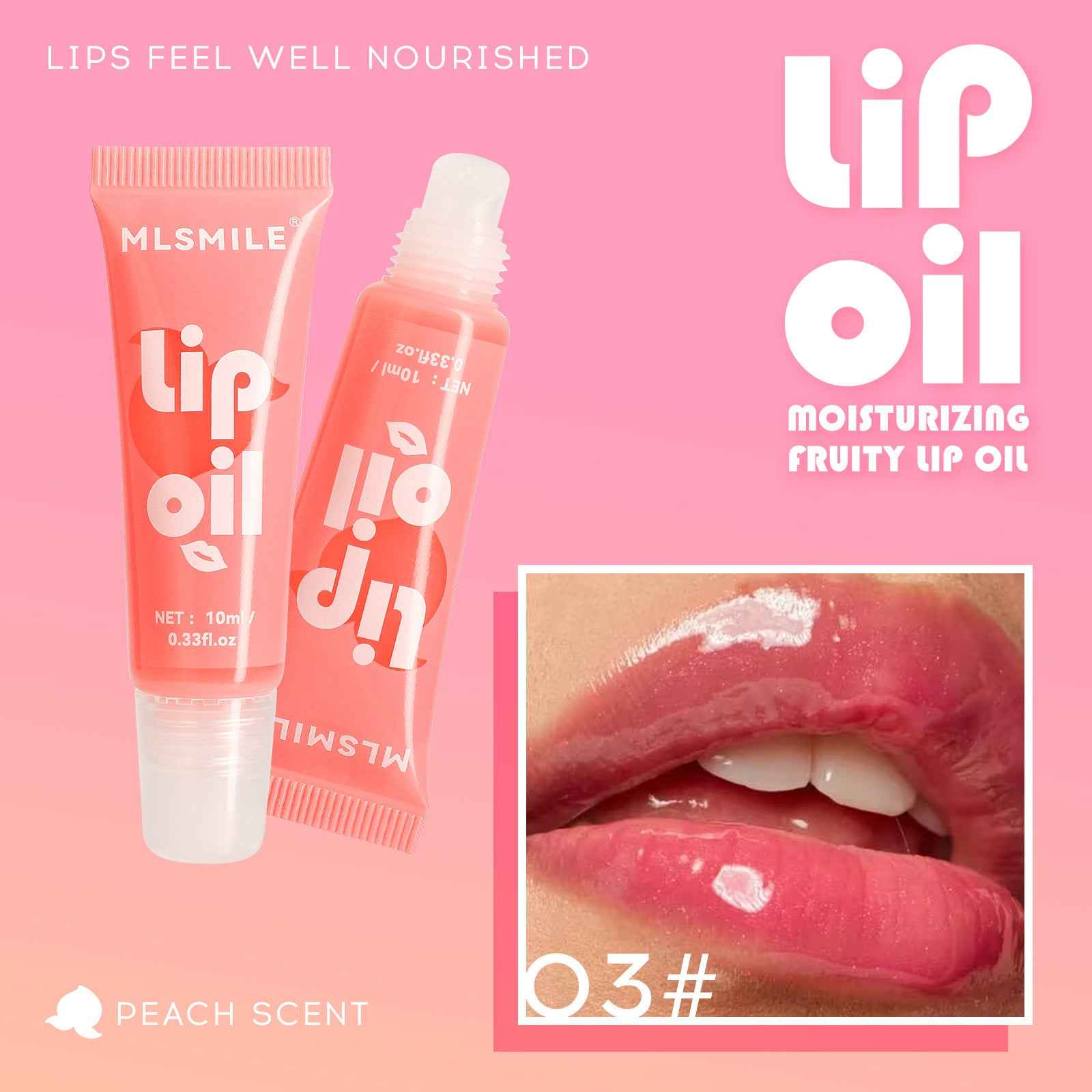 Moisturizing Water Light Mirror Lip Gloss Fruit Flavor Lip Gloss