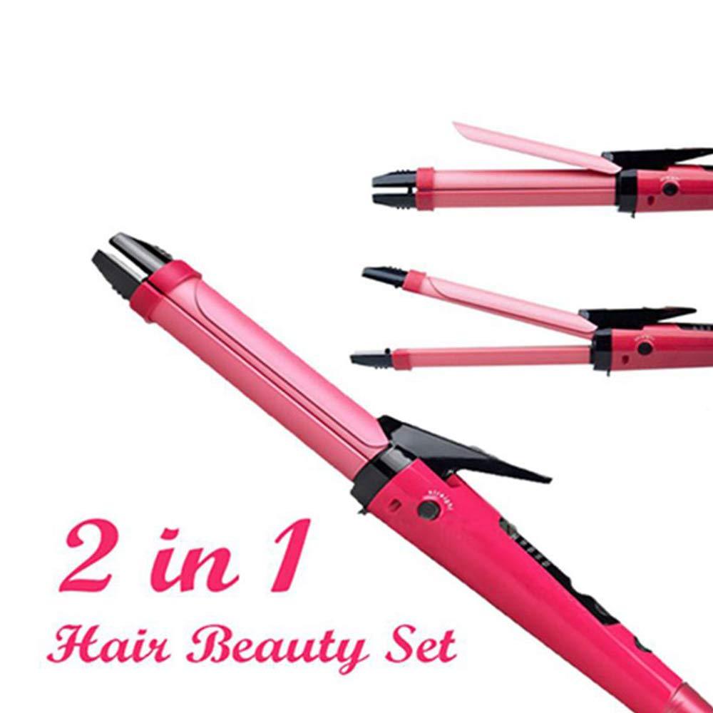 385 2 In 1 Hair Straightener And Curler Machine For Women  Curl  Straight Hair Iron - BOSS MANGO