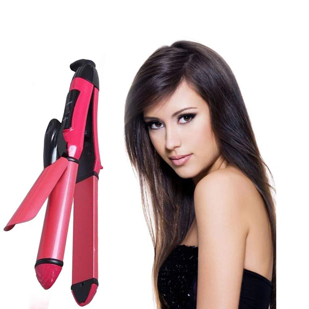 385 2 In 1 Hair Straightener And Curler Machine For Women  Curl  Straight Hair Iron - BOSS MANGO