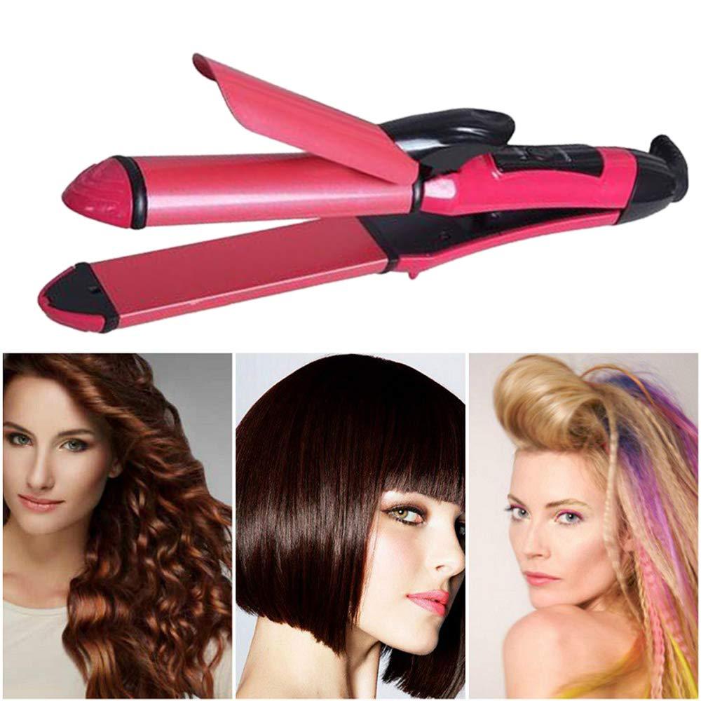 385 2 In 1 Hair Straightener And Curler Machine For Women  Curl  Straight Hair Iron - BOSS MANGO