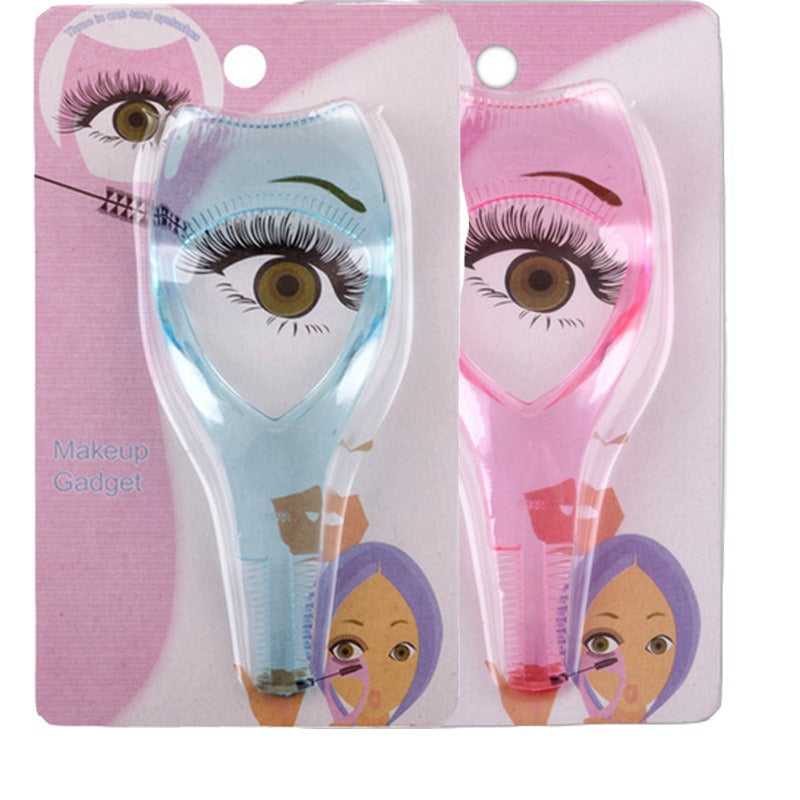 Three in one three-dimensional eyelash card transparent plastic eyelash card eyelash helper - BOSS MANGO