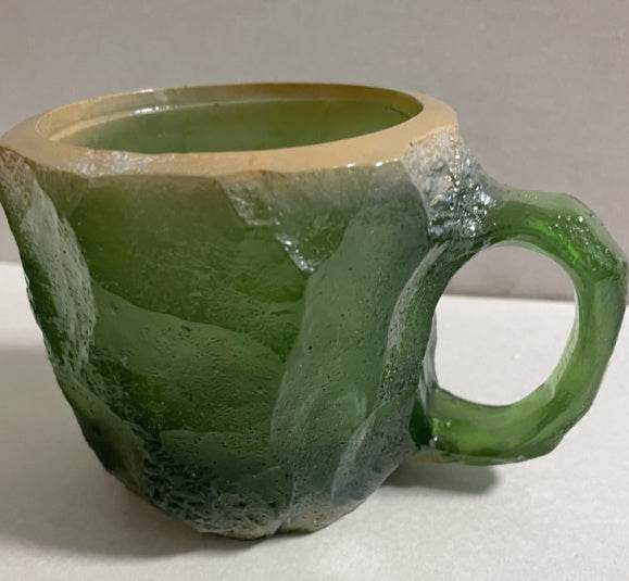Green 10cm High No inner liner 400ml Resin Mineral Crystal Coffee Mugs With Handles Elegant Fake Mineral Crystal Cup For Workplace Home Decor Christmas Gift Kitchen Gadgets 3e750a6f-5080-483a-a028-8de00cda3eba Print Material