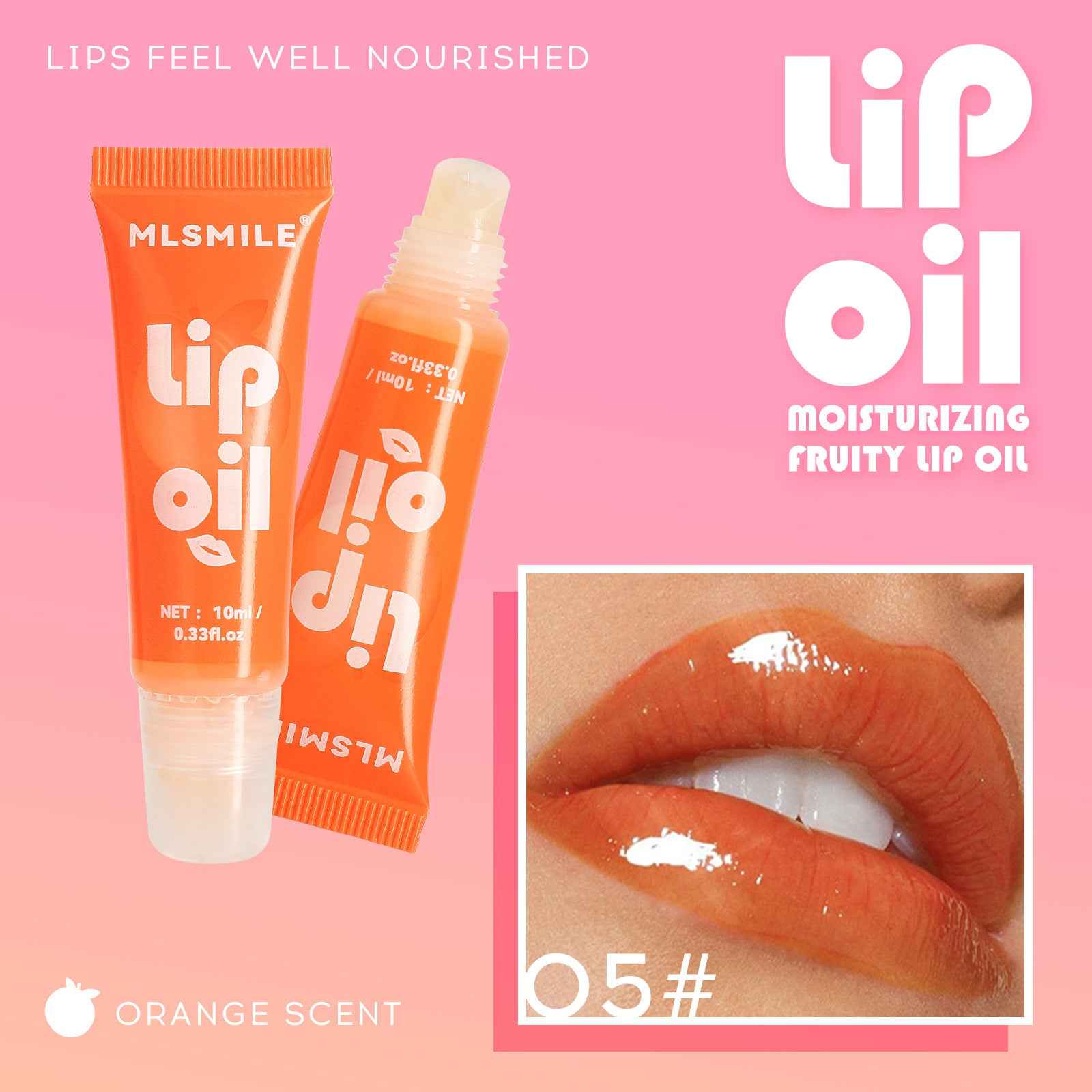 Moisturizing Water Light Mirror Lip Gloss Fruit Flavor Lip Gloss