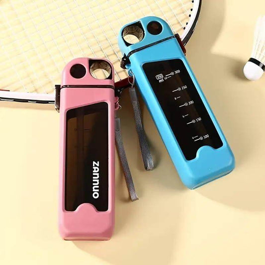 Plastic Leakproof Sports Water Bottle with Straw 4604028009