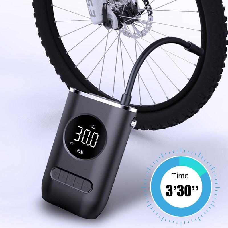 New Car Portable Inflator Pump Mini Bicycle Electric Tire Handheld Wireless Charging Super Car Inflator Pump - BOSS MANGO