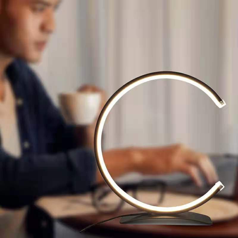 Letter LED Table Lamp Eye Protection Three-tone Light Smart Table Lamp Night Light - BOSS MANGO