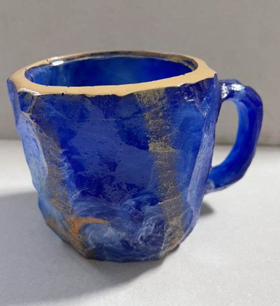 Blue 10cm High No inner liner 400ml Resin Mineral Crystal Coffee Mugs With Handles Elegant Fake Mineral Crystal Cup For Workplace Home Decor Christmas Gift Kitchen Gadgets 525cf0aa-ee62-49b3-82b8-0eb48fd3bf9d Print Material