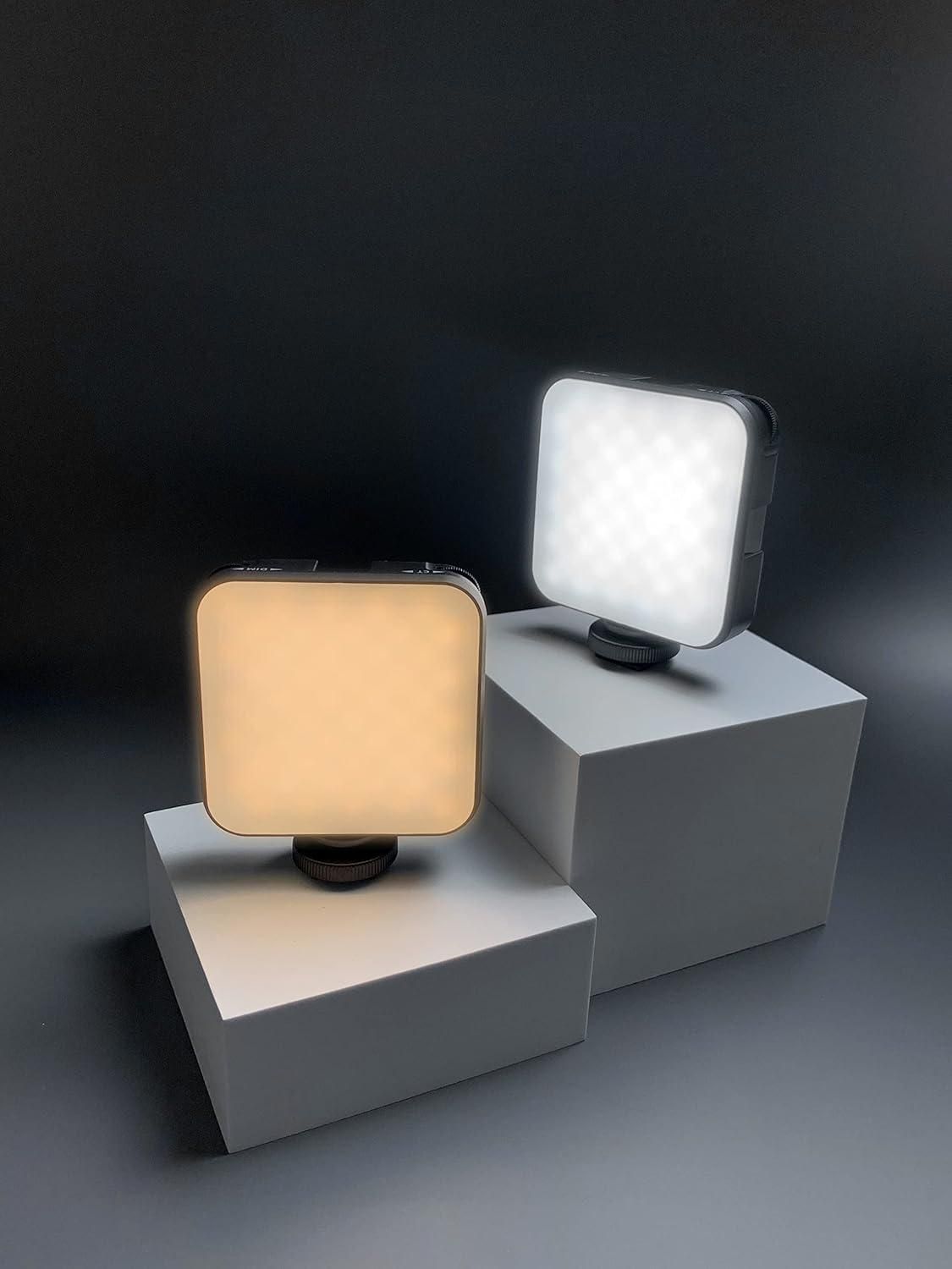 Premium LED Video Light with Phone Holder Clip – Illuminate Your Content Creation 5321589326