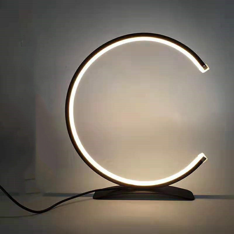 Letter LED Table Lamp Eye Protection Three-tone Light Smart Table Lamp Night Light - BOSS MANGO