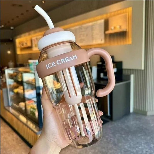 Water Bottle with Handle and Straw 5479952583