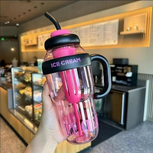 Water Bottle with Handle and Straw 5759765531