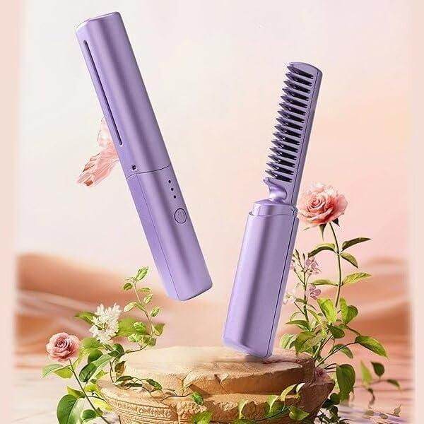 Comb - Rechargeable Hot Hair Straightener / Hair Styling (Portable) 5774780094
