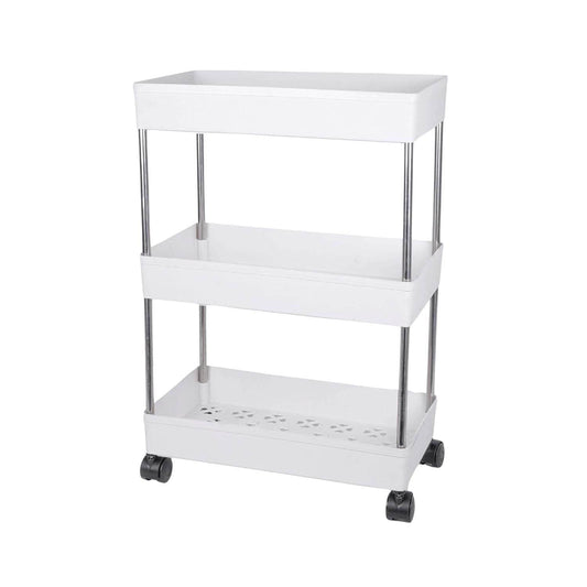 Multipurpose Storage Organizer Slim Rack Shelf With Wheels 5788238237