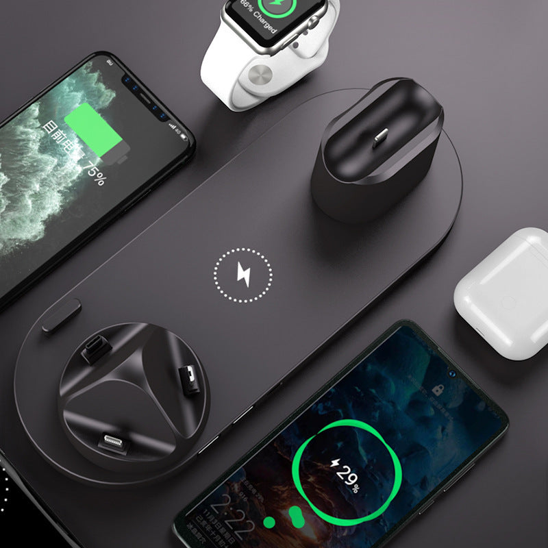 Six-in-one wireless charger for mobile phones - BOSS MANGO